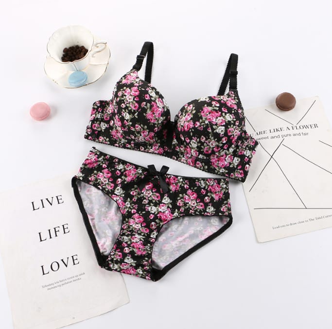 Women's fancy & Soft Matriyal Sexy Bra & Panty Set (Pack of 6)