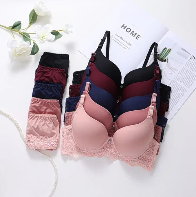 Women’s fancy & Soft Matriyal Sexy Bra & Panty Set (Pack of 5)