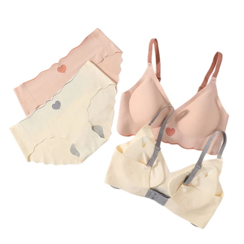 Women's fancy & Soft Matriyal Sexy Bra & Panty Set (Pack of 4)