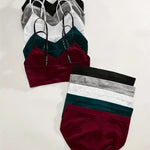 Women's fancy & Soft Matriyal Sexy Bra & Panty Set (Pack of 5)