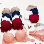 Women's fancy & Soft Matriyal Sexy Bra & Panty Set (Pack of 5)